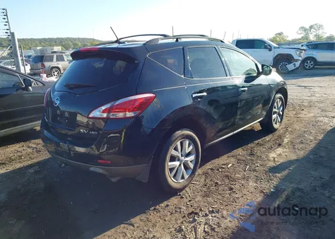 2012 Nissan Murano Sv из США, поврежденный, VIN JN8AZ1MW9CW208740